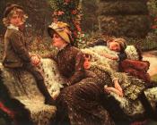 詹姆斯 蒂索 : Le Banc de Jardin,The Garden Bench